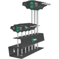 Wera 467/7 TORX HF Schroevendraaierset 2 | T-Greep set TORX HF | met vasthoudtfunctie | 7-delig - 05023456001