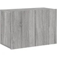 vidaXL Tv-meubel wandgemonteerd 60x30x41 cm grijs sonoma eikenkleurig