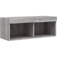 vidaXL Tv-meubel met LED-verlichting 80x30x30 cm grijs sonoma eiken