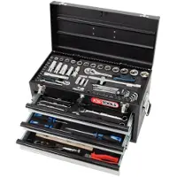 Ks Tools 1/4 + 1/2 Chrome Plus Universele Gereedschapset 99 Stukken