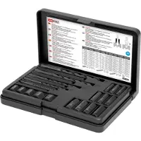 Ks Tools Boutenextractors M5-M16 - Set van 25 stuks met boren, doppen en extractiestangen