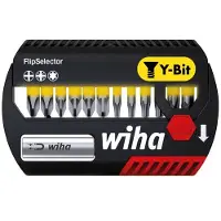 Wiha 41827 | Bitset FlipSelector | Y-bit | 25 mm | Phillips, Pozidriv, TORX | 1/4" | 14-delig - 41827