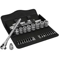 Wera 8100 SB 10 Zyklop, doordraaiende vierkante sleutel, 3/8 inch, metrisch