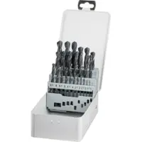 Kwb 422544 HSS Metaal-spiraalboorset 25-delig 1 mm, 1.5 mm, 2 mm, 2.5 mm, 3 mm, 3.5 mm, 4 mm, 4.5 mm, 5 mm, 5.5 mm, 6 mm, 6.5 mm, 7 mm, 7.5 mm, 8 mm, 8.5 mm, 9