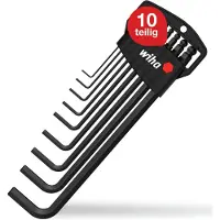 Wiha - Stiftschl?ssel Set Classic Halter 03992 Inbus Haakse schroevendraaierset 1.5 mm, 2 mm, 2.5 mm, 3 mm, 4 mm, 5 mm, 6 mm, 8 mm, 10 mm 9-delig