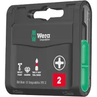 Wera Bit-Box 15 Impaktor PH 2, 15-delig - 1 stuk(s) - 05057752001