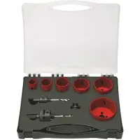 Exact 70604 Gatenzaagset 9-delig 22 mm, 29 mm, 35 mm, 44 mm, 51 mm, 68 mm 1 set(s)