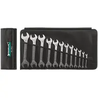 Stahlwille Set dubbele steeksleutels | 10-delig SW6-32 mm | chroom-legering-staal verchroomd | 1 stuk - 96400307 96400307