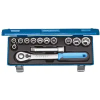 Gedore 19 KMU-20 2545810 Dopsleutelset Metrisch 1/2 (12.5 mm) 13-delig