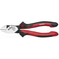 Wiha Z 18 0 02, schuine tang, staal, zwart, rood, 200 mm, 20,3 cm (8 inch), 363 g