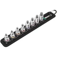Wera 05003971001, Set doppen, 3/8", Metrisch, 8 stuks, 3, 4, 5, 6, 7, 8, 9, 10 mm
