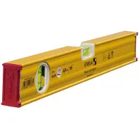 Stabila Type 80 AS 19163 Metalen waterpas Incl. anti-slip 40 cm 0.5 mm/m