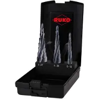 RUKO 101087PRO ULTIMATECUT HSS Getrapteboorset 3-delig 3 vlakken schacht 1 set(s)