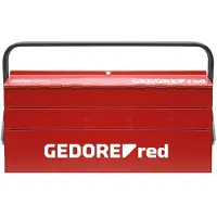 Gedore 3301658 R20600073 Gereedschapskist (leeg) Plaatstaal Rood