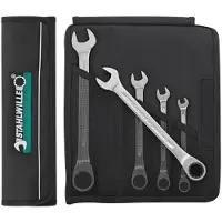 Stahlwille 96401705 17F/5 Steek-ringratelsleutelset Sleutelbreedte (metrisch) 8 - 19 mm