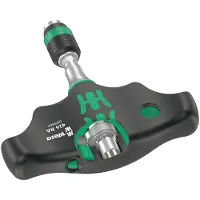 Wera 416 RA T-greep bithouder met ratel en Rapidaptor - 05023461001
