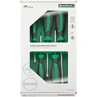 Stahlwille 4687 Schroevendraaierset Werkplaats 5-delig Kruiskop Phillips, Plat