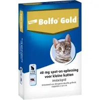 Bolfo gold kat vlooiendruppels 40 4 pipet