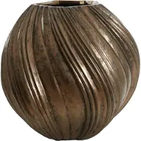 Light & Living Vaas deco Ø65x60 cm YATUNG antiek brons (Brons, 65x60x65cm)
