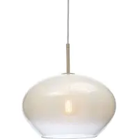 It´s about RoMi Glazen hanglamp Bologna, dimbaar, wit / opaal, Keuken, Glas, Modern, hanglamp