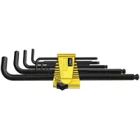Wera 950 PKL/13 SZ N 6 binnenhoeken Set van inbussleutels 0.05 inch, 1/16 inch, 5/64 inch, 3/32 inch, 7/