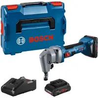Bosch GNA 18V-16 E Accu knabbelschaar + 2x PC 4,0 Ah L-Boxx - 0601529601