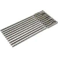 Makita B-63389 Hardmetaal Steen-spiraalboorset 8 mm Gezamenlijke lengte 215 mm SDS-Plus 10 stuk(s)