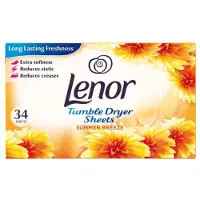 Lenor 12x Droogtrommeldoekjes Summer Breeze 34 Stuks