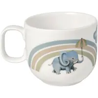 Villeroy & Boch Kindermok Walk like an Elephant Wit 170ml (Set van 6)