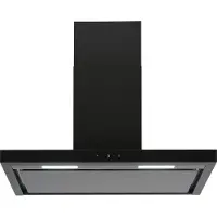 Everglades EVCH9845B - Afzuigkap - Recirculatie - Zwart - 90CM - Met Krachtige Motor van 800M3/H - Inclusief Koolstoffilters - Energieklasse A - 4 Standen - Tiptoets - Digitaal - 5 Jaar Garantie