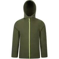 Mountain Warehouse Kinder/Kids Camber Full Zip Hoodie (Kaki Groen)