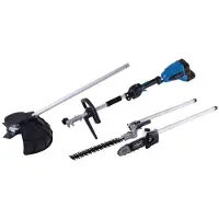 Scheppach Accu Tuinmachine 4-in-1 20V BC-MFH400-X - 2x 20 V (40 V) - Grastrimmer - Bosmaaier - Heggenschaar - Snoeischaar