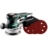 Metabo SXE 450 TurboTec Excentrische Schuurmachine Met Schuurpapier - 350W - 150mm - Variabel