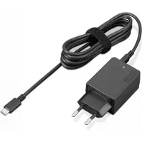 Lenovo 45W draagbare USB-C-netvoedingsadapter EU - 40AW0045EU, Zwart