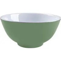 Bo Camp - Kom - Two-Tone - Melamine - 4 Stuks - Groen
