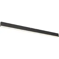 QAZQA Plafondlamp zwart incl. LED 3-staps dimbaar 2700-4000K met dipswitch - Keane