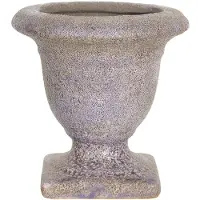 Clayre & Eef Paarse Decoratie bloempot Ø 12*12 cm 6CE1224