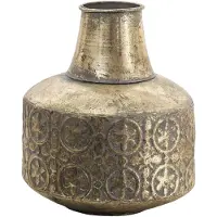 Clayre & Eef Koperkleurig Decoratie vaas Ø 19*22 cm 6Y4529