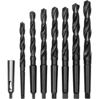 Güde 8 delige HSS morse conus borenset MK2