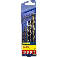 Irwin HSS Metaalboren Turbomax 5PC Set (4-5-6-8-10mm)