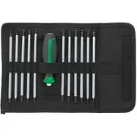 Stahlwille 4798 Omkeerbare schroevendraaierset 11-delig Plat, Kruiskop Phillips, Kruiskop Pozidriv, Inbus, Torx Werkplaats