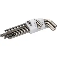 Bahco BE-9770I Zeskant Haakse schroevendraaierset 2.5 mm, 2 mm, 3 mm, 4 mm, 5 mm, 6 mm, 8 mm, 10 mm 9-delig