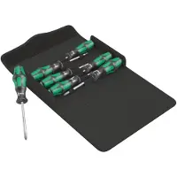 Wera Schroevendraaierset Kraftform 300/7 Set 1 7 st.sleuf/PH/PZD/TX