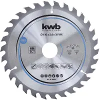 Kwb 586957 Hardmetaal-cirkelzaagblad 190 x 30 mm 1 stuk(s)