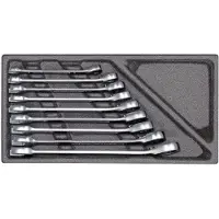 Gedore 3301701 R22150002 Steek-ringratelsleutelset Sleutelbreedte (metrisch) 07 - 29 mm