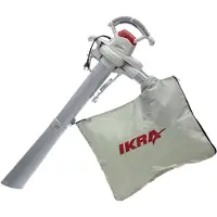 Ikra 3-in-1 elektrische bladzuiger en -blazer IEBV 3200 | 3200 W | tot 300 km/u | Haksel functie 15:1 | 40 liter opvangzak