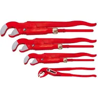 Rothenberger Hoek-pijptangen-set | 4-delig | voor buizen 1-1 1/2-2, 10 inch | 1 stuk - 070137X 070137X