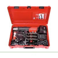 Rothenberger 1000001924 Romax 4000 18V Accu Perstang Set (1x 4.0Ah Accu + Lader) Incl. SV Bekken - 15-22-28mm - CAS