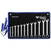 BRILLIANT TOOLS BT013212 BT013212 Ringsleutel met ratelset Sleutelbreedte (metrisch) 8 - 53 mm
