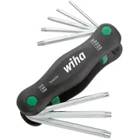 Wiha 363TRP8 groß 8tlg Torx BO Haakse schroevendraaierset TR 9, TR 10, TR 15, TR 20, TR 25, TR 27, TR 30, TR 40 8-delig